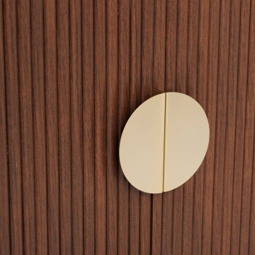 Buffet 2 portes effet noyer Wany Atmosphera - Le Dépôt Bailleul