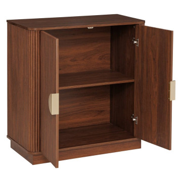 Buffet 2 portes effet noyer Wany Atmosphera - Le Dépôt Bailleul