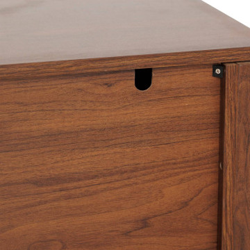 Buffet 2 portes effet noyer Wany Atmosphera - Le Dépôt Bailleul