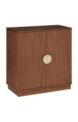 Buffet 2 portes effet noyer...