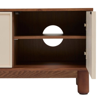 Meuble TV 2 portes et 1 tiroir Jilani Atmosphera - Le Dépôt Bailleul