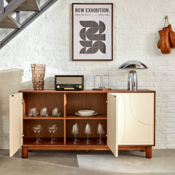 Buffet 3 portes 150 cm Jilani Atmosphera - Le Dépôt Bailleul