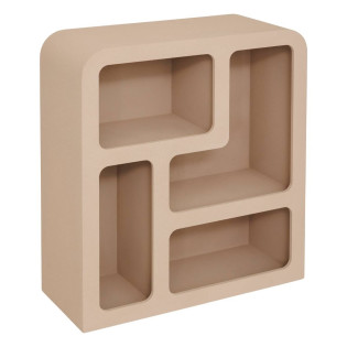 Etagère 4 niches beige...