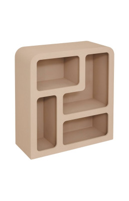 Etagère 4 niches beige...