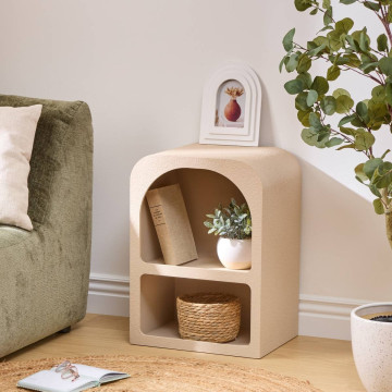 Chevet 2 niches beige Soleya Atmosphera - Le Dépôt Bailleul