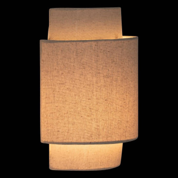 Applique incurvée lin beige Nahel Atmosphera - Le Dépôt Bailleul