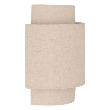 Applique incurvée lin beige Nahel Atmosphera - Le Dépôt Bailleul