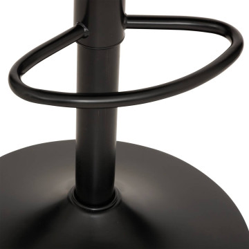 Tabouret de bar Ilsa ajustable noir et kaki Atmosphera - Le Dépôt Bailleul