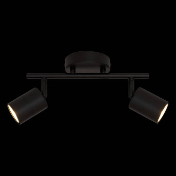 Applique 2 lampes Vico métal noir Atmosphera - Le Dépôt Bailleul