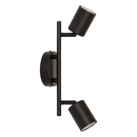 Applique 2 lampes Vico métal noir Atmosphera - Le Dépôt Bailleul
