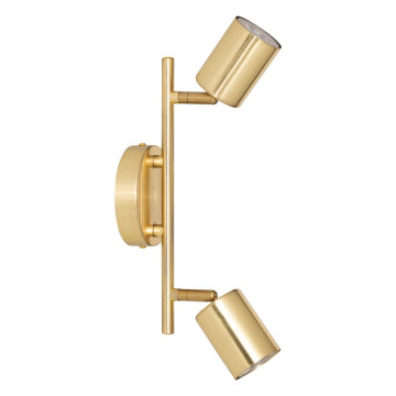 Applique 2 lampes Vico métal doré Atmosphera - Le Dépôt Bailleul