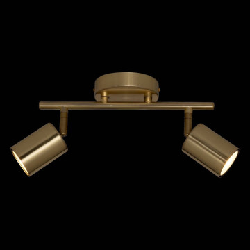 Applique 2 lampes Vico métal doré Atmosphera - Le Dépôt Bailleul