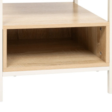 Chevet 1 tablette 1 niche Curvy beige 5five - Le Dépôt Bailleul