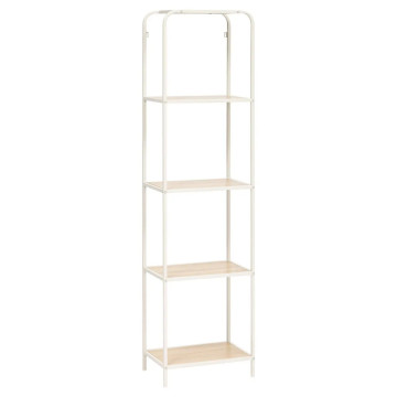 Etagère droite 5 tablettes Curvy beige 5five - Le Dépôt Bailleul