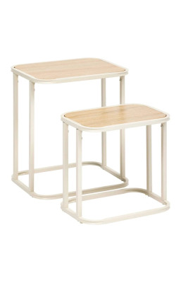 Lot de 2 tables gigognes...