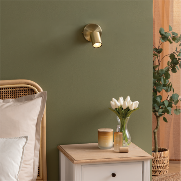 Applique 1 lampe Vico métal doré Atmosphera - Le Dépôt Bailleul