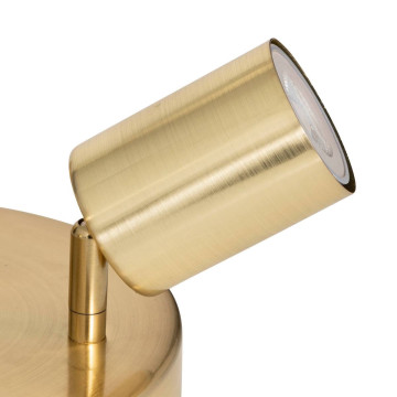 Plafonnier 3 lampes Vico métal doré Atmosphera - Le Dépôt Bailleul