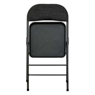 Chaise pliante Flexy + métal et tissu gris 5five - Le Dépôt Bailleul