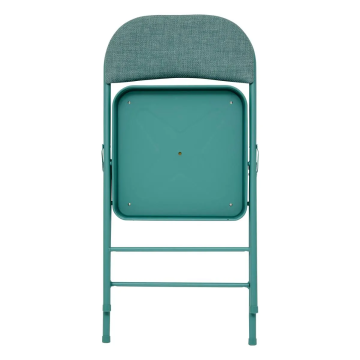 Chaise pliante Flexy + métal et tissu vert 5five - Le Dépôt Bailleul