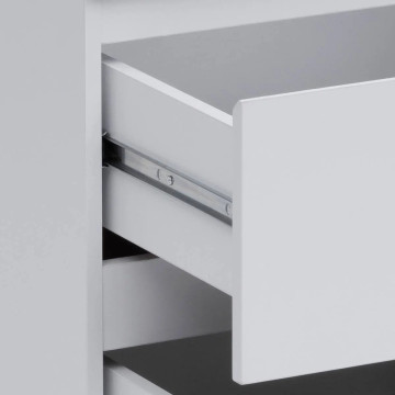 Chevet 2 tiroirs 38 cm Dolo blanc 5five - Le Dépôt Bailleul