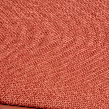 Chaise pliante Flexy + métal et tissu terracotta 5five - Le Dépôt Bailleul