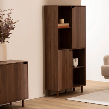 Bibliothèque 2 portes coulissantes Slidy 5five - Le Dépôt Bailleul