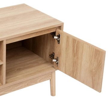 Meuble TV 2 portes Abana naturel 5five - Le Dépôt Bailleul