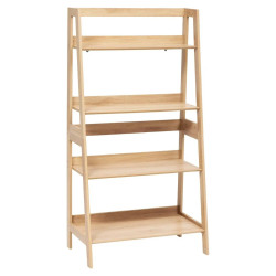 Etagère 4 niveaux 146 cm Abana naturel 5five - Le Dépôt Bailleul