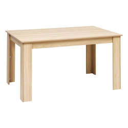 Table à manger 140 cm Abana naturel 5five - Le Dépôt Bailleul