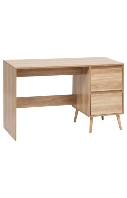 Bureau 2 tiroirs 120 cm...