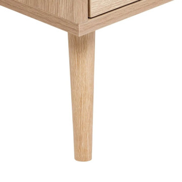 Bureau 2 tiroirs 120 cm Abana naturel 5five - Le Dépôt Bailleul