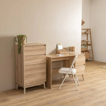 Commode 4 tiroirs Abana naturel 5five - Le Dépôt Bailleul