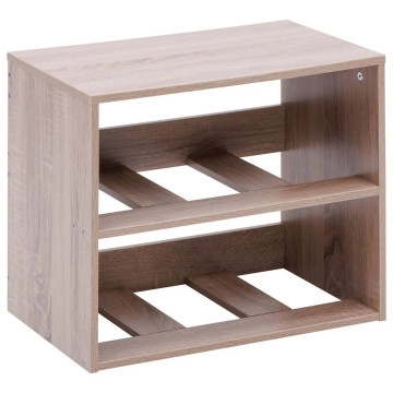 Chevet 2 tiroirs tissu beige Dress Up 5five - Le Dépôt Bailleul