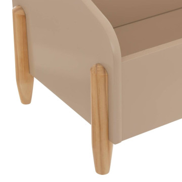 Coffre à jouets Ourson 61 cm MDF beige Atmosphera - Le Dépôt Bailleul