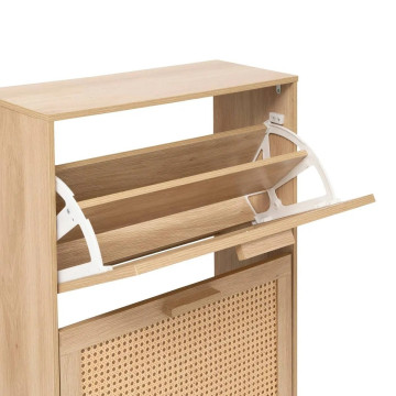 Range chaussures 3 abattants Drawy cannage 5five - Le Dépôt Bailleul