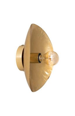 Applique murale métal doré...