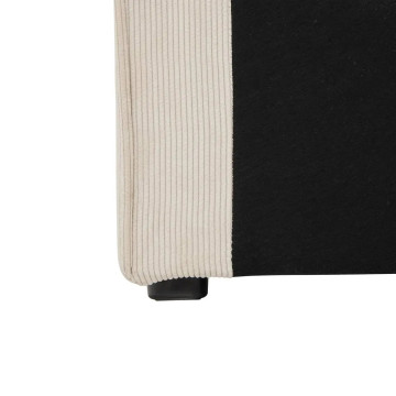 Tête de lit Wonta 163 x 101 cm velours beige Atmosphera - Le Dépôt Bailleul