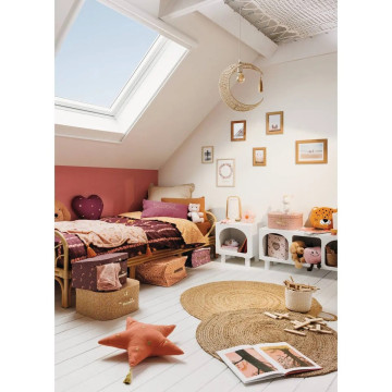 Suspension lune Bella 33 cm corde Atmosphera - Le Dépôt Bailleul