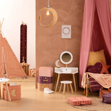 Suspension lune Bella 33 cm corde Atmosphera - Le Dépôt Bailleul