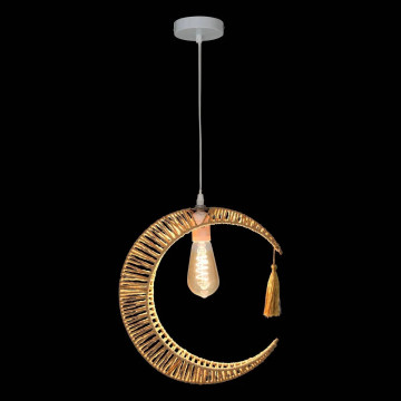 Suspension lune Bella 33 cm corde Atmosphera - Le Dépôt Bailleul