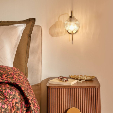 Applique Krys 30 cm métal doré Atmosphera - Le Dépôt Bailleul