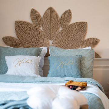 Déco murale feuilles Meera 160 cm corde Atmosphera - Le Dépôt Bailleul