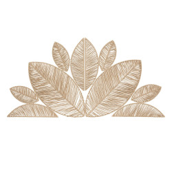 Déco murale feuilles Meera 160 cm corde Atmosphera - Le Dépôt Bailleul