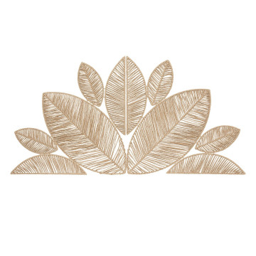 Déco murale feuilles Meera 160 cm corde Atmosphera - Le Dépôt Bailleul
