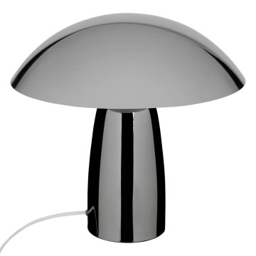 Lampe champignon Omia 34 cm chromé Atmosphera - Le Dépôt Bailleul
