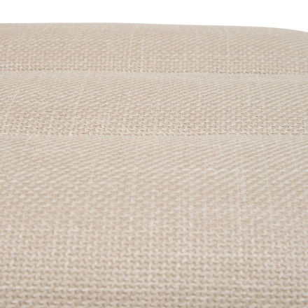 Pouf pont Sisco 43 cm tissu argile Atmosphera - Le Dépôt Bailleul