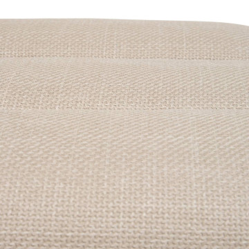 Pouf pont Sisco 43 cm tissu argile Atmosphera - Le Dépôt Bailleul