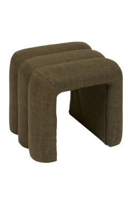 Pouf pont Sisco 43 cm tissu...