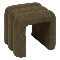 Pouf pont Sisco 43 cm tissu kaki Atmosphera - Le Dépôt Bailleul