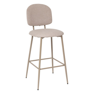 Tabouret de bar Kamili beige Atmosphera - Le Dépôt Bailleul